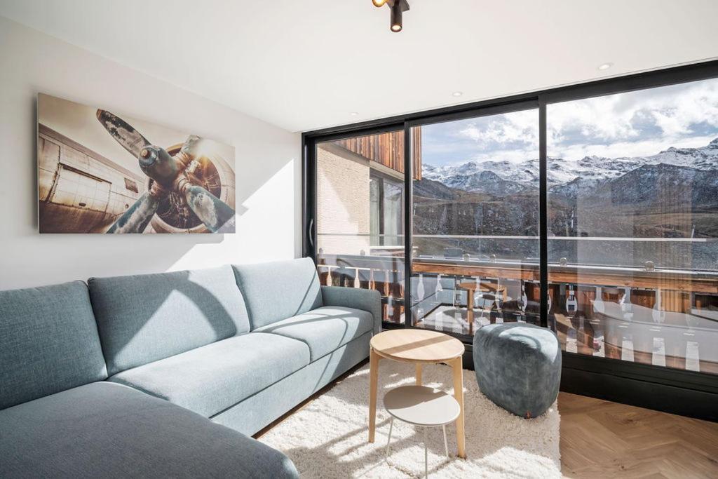 Val Thorens, SERAC, app familial au calme, plein sud Extérieur photo