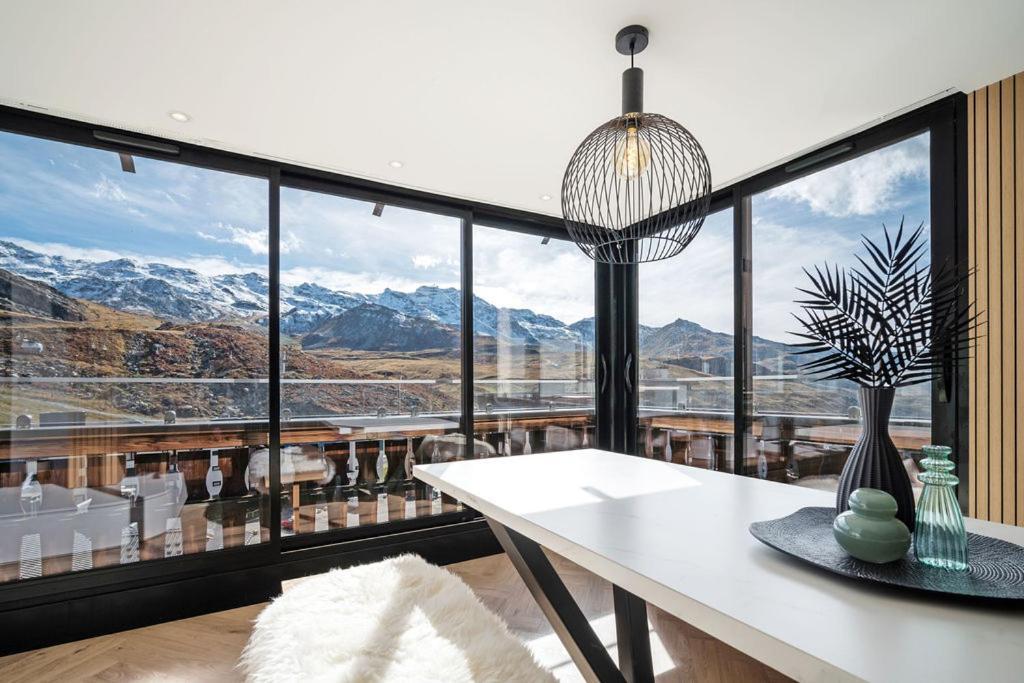 Val Thorens, SERAC, app familial au calme, plein sud Extérieur photo